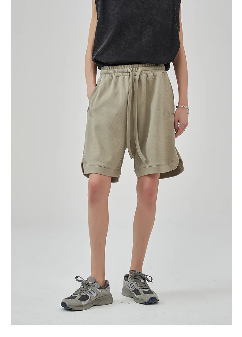 Wholesale 93 Cotton 380 Gsm Threepocket Design Workout Shorts Fitness