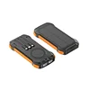 solar powered power bank with wireless charging-orange