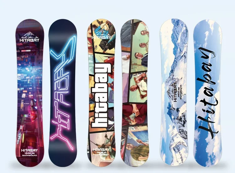 Snowboard Manufacture With Bindings Carbon Fiber Equipment Competition