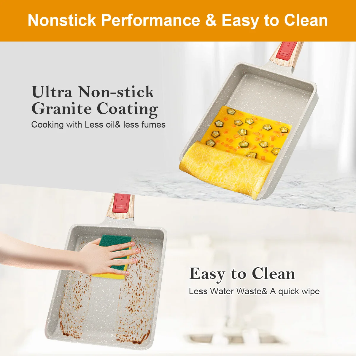 Japanese Cookware Omelette Tamagoyaki Pans Raclette Cheese Nonstick