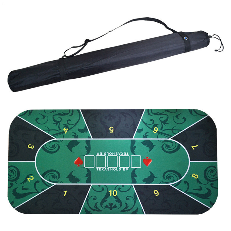 
Аксессуары для покера настольный стол для настольных игр цифровая печать замшевый дизайн казино 120*60 см Техасская холдем скатерть резиновый коврик 
