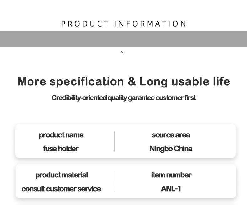 Anl1 Auto Car Audio Fuse Holder Anl Fuse Block For Car Audio Stereo