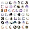 Moon and flower stickers 50 PCS