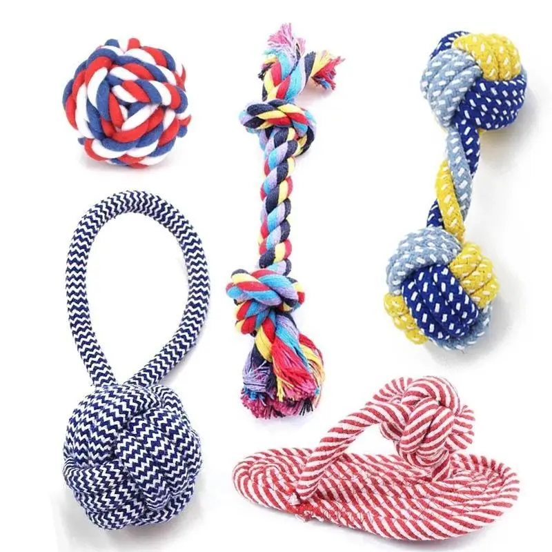 Eco Friendly Durable Braided Chewing Ropes Toy For Pets Toys And accessories factory