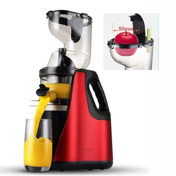 150วัตต์สีส้มไฟฟ้าปั่นแครอทเครื่องสกัดเย็นกดมืออาชีพเชิงพาณิชย์ช้าคั้นน้ำผลไม้
