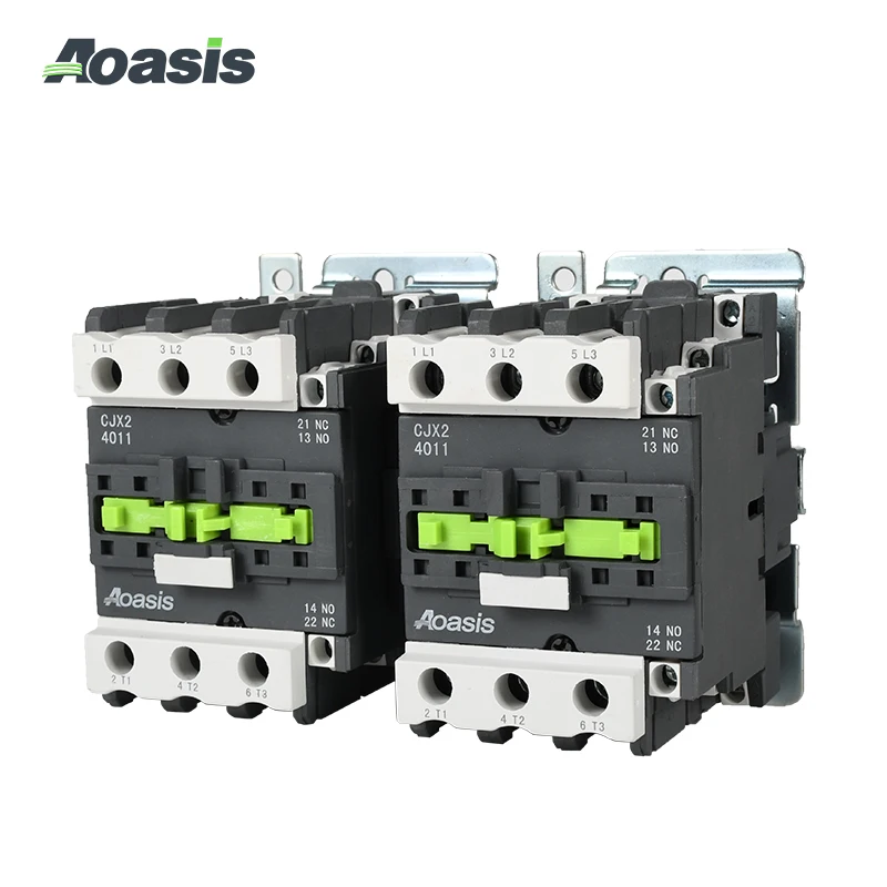 CJX2-50N 24V 48V 110V 220V 380V AC Coil 1NO+1NC 3 Phase Magnetic Mechanical Latching Reversing Contactor