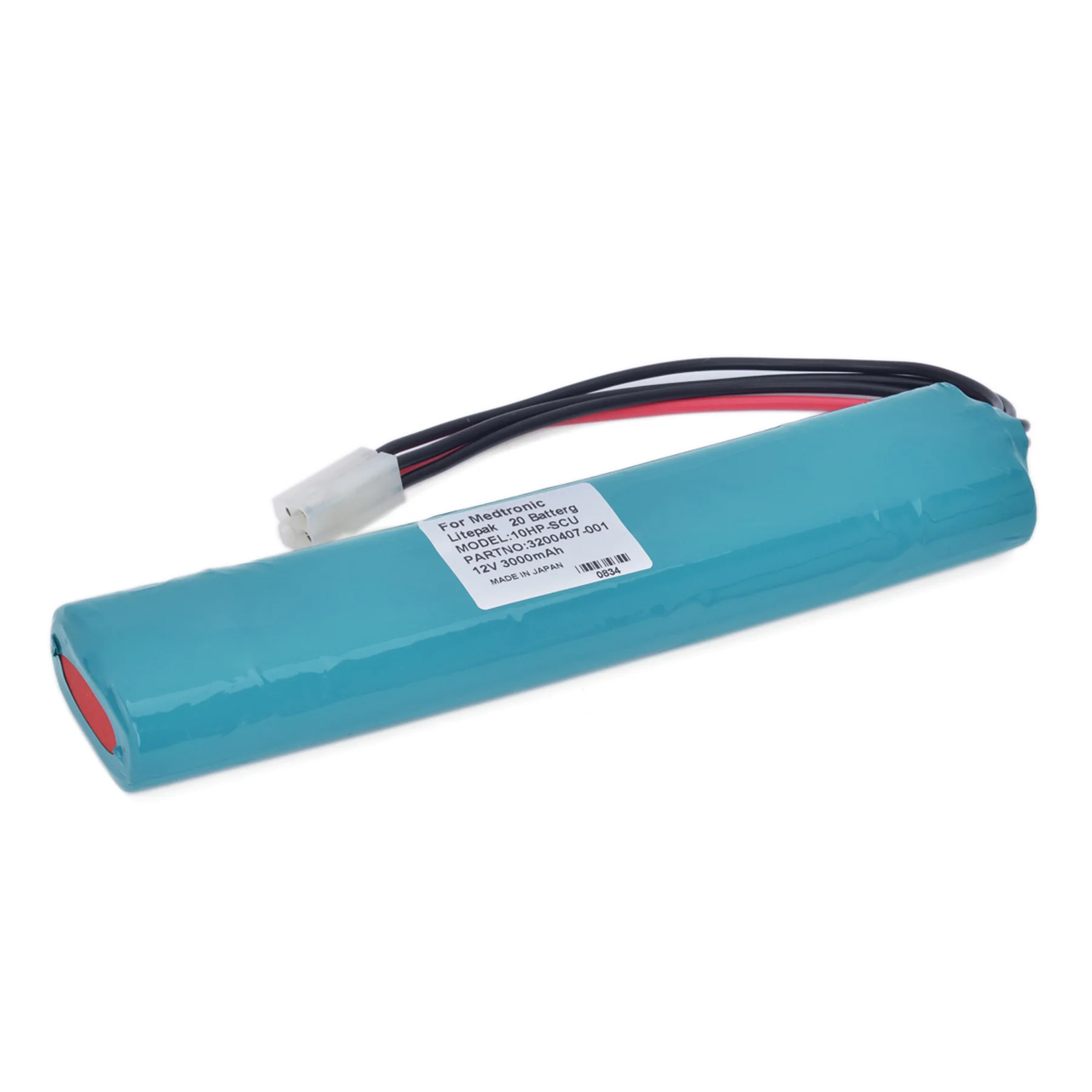 12V 3000mAh Ni-MH Replacement LIFEPAK 20 Medical Ni-mh Battery for 11141-000068 3200497-00110HR-SCU Defibrillator