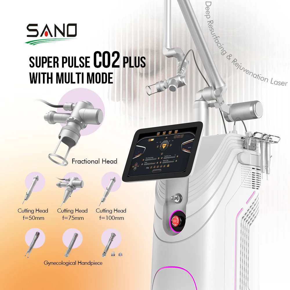 Vaginal Rejuvenation RF CO2 Fractional Laser Machine SANO SC-3 for Deep Wrinkle Removal Acne Treatment Dermatology Equipment