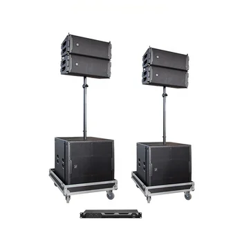 Dare Audio dual 8inch waterproof line array speaker systems set waterproof outdoor PA systems for performance live show