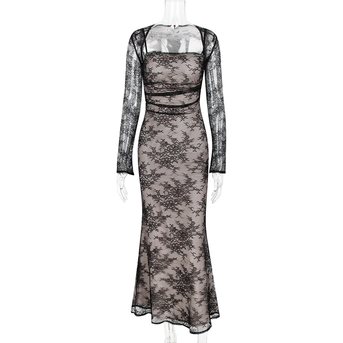 chinese dress ladies Amazon.com: Generic Shawl Drawstring Lace Maxi Dress, 2 Piece Corset  Capelet Floral Soft Mesh Sexy Evening Dress (Black,XS), X-Small : Clothing,  Shoes & Jewelry