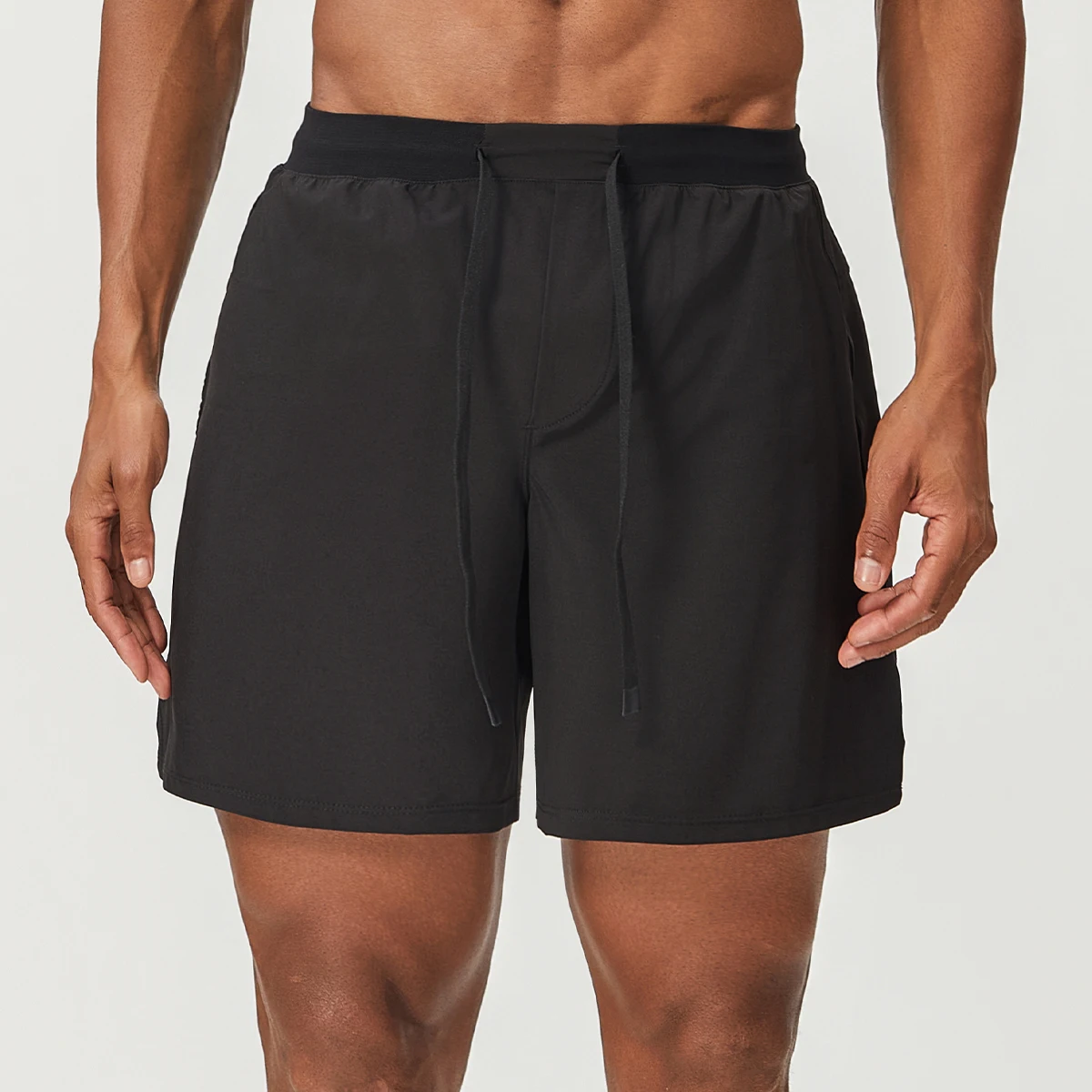 Ultra Soft Men's 2-in-1 Gym Shorts Breathable Mesh Inside Quick Dry Compression Sports Shorts Casual Style Waterproof Feature