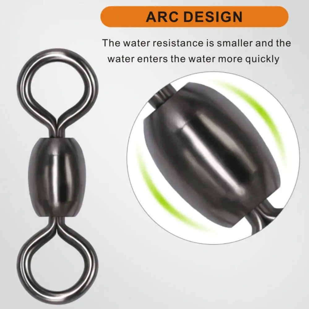 3/0 Line Connector Crane Swivel Saltwater Bulk Stainless Steel Fishing Swivels For Fishing