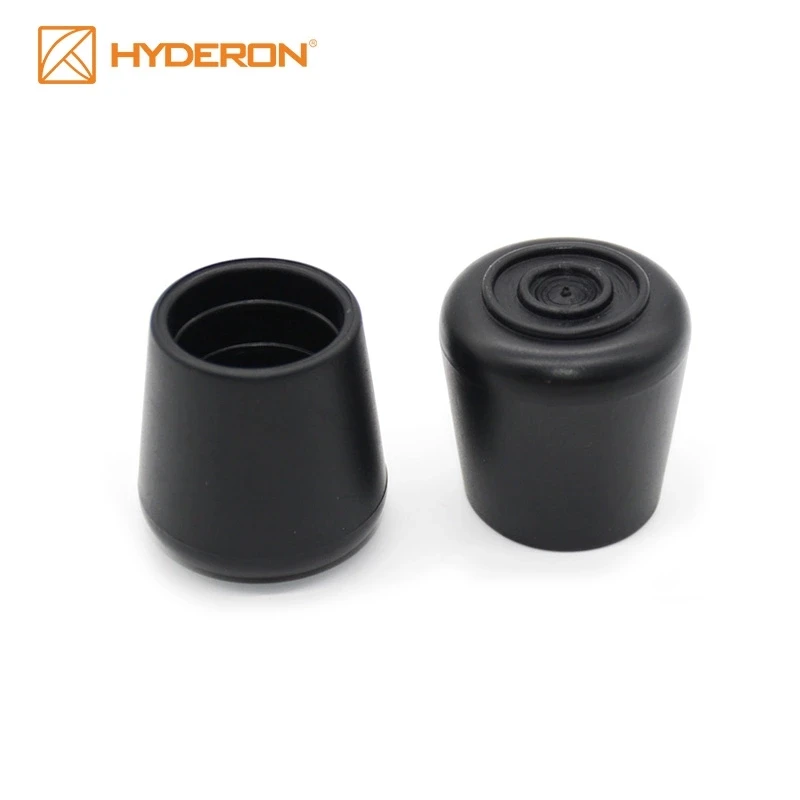 Hyderon Round Chair Leg Covers Floor Protector Rubber Plastic Chair Leg