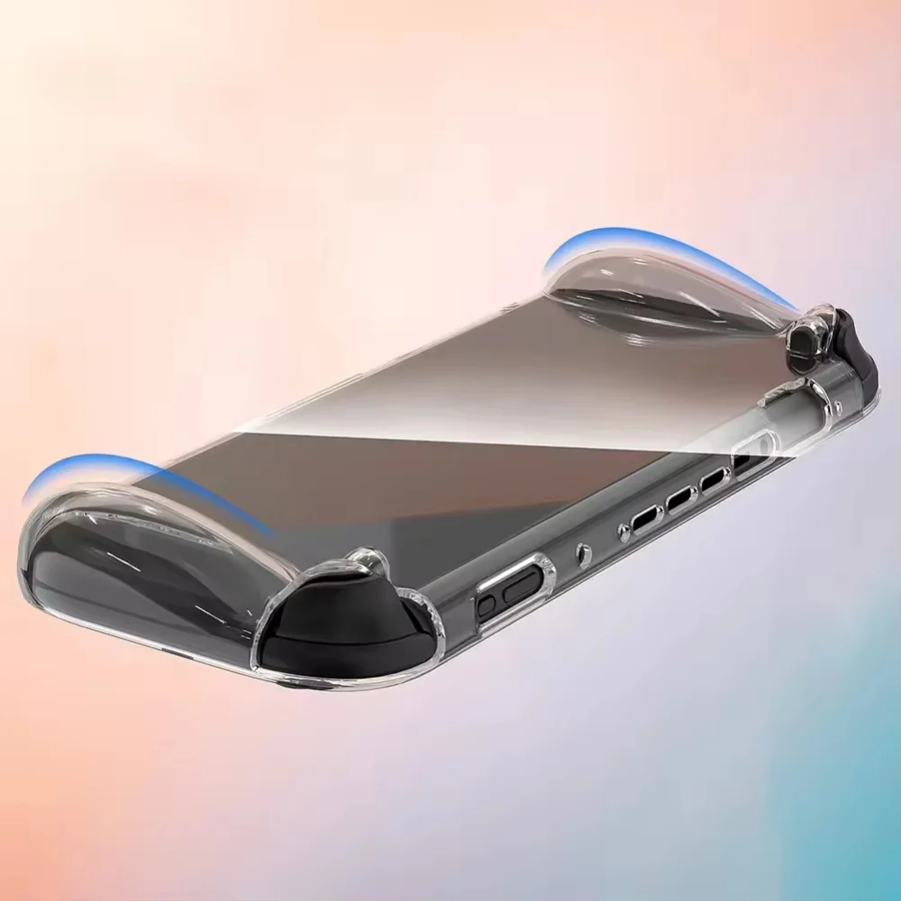 product transparent tpu shell full cover protective case with crystal case for for nintendo switch 2 game laudtec-6