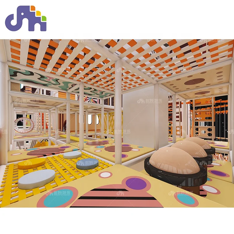 Domerry New Design Customized Commercial Kids Amusement Park Facilities Indoor Playground Slides Soft Play Amusement Machine