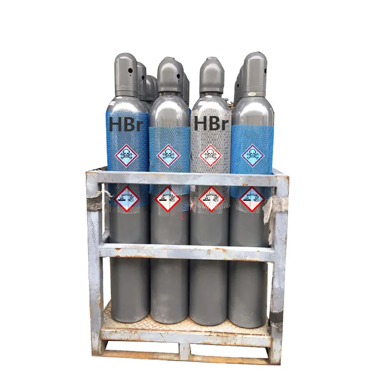工場出荷時の価格 HBr ガス価格 Cas.10035-10-6 高純度 99.9%-99.999% 臭化水素ガス