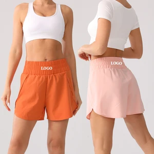 Women's High Waist Breathable Seamless Running Shorts Scrunch Butt Compression Elastic Waist Skinny Fit Print Available Small XL