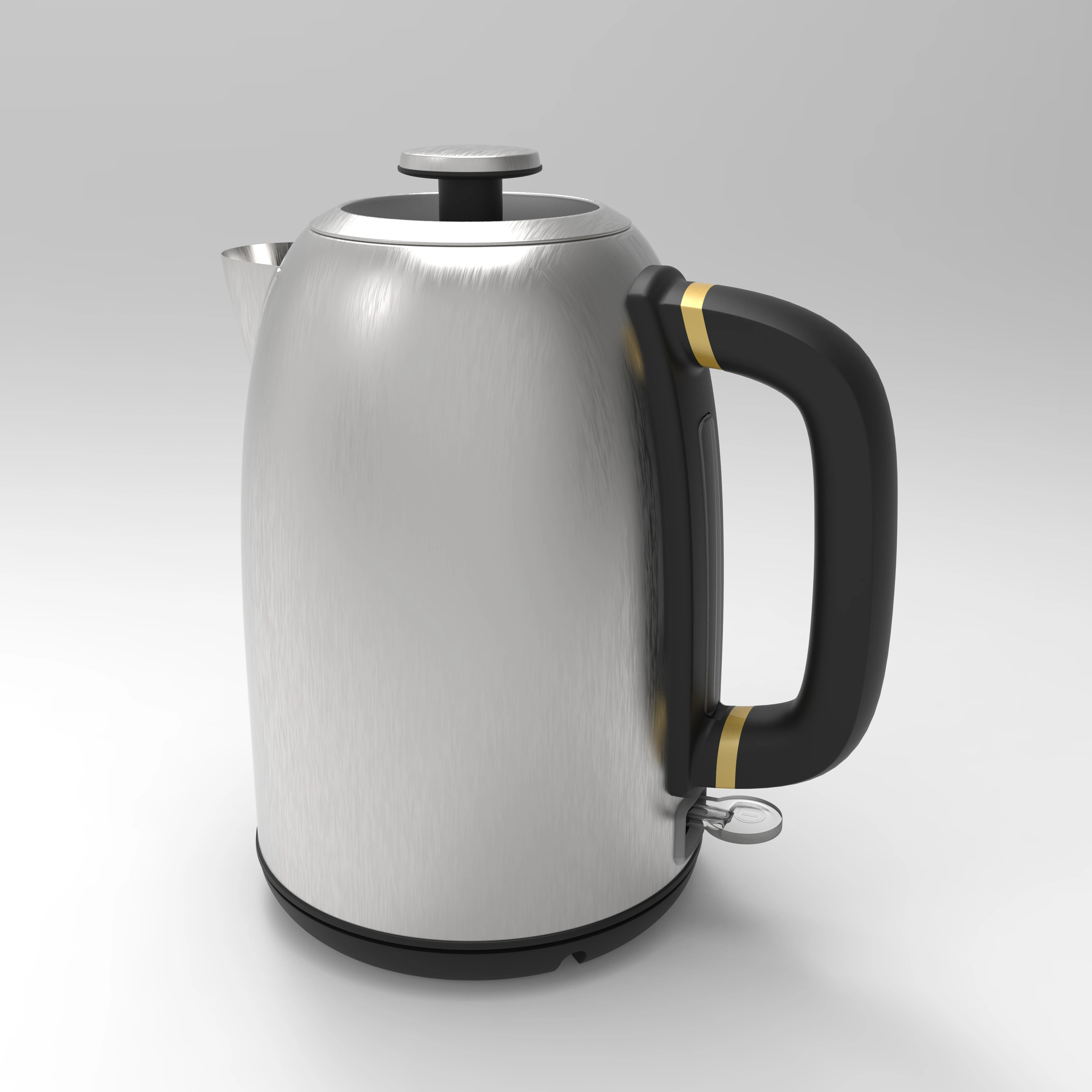 1.7l Stainless Steel Cordless Electric Kettle With 360degree Rotation