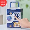 900 blu/inglese+bilingue+porta automatica+password con impronta digitale