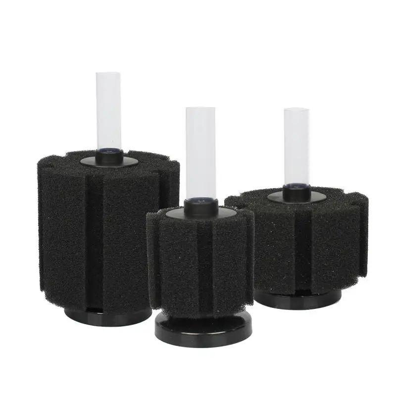 Fish Tank Aquarium Efficient Sponge Filter Aquarium Mini Cylinder Soft Biochemical Sponge Filter