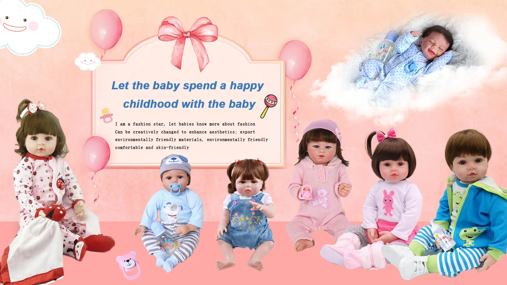 45cm Twin Sister Anne and Albina Reborn Baby Doll Girl Toy Real