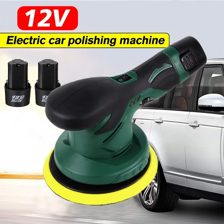 Автомобильная полировальная машина, литиевый беспроводной электрический двухсторонний полировщик, 12 В