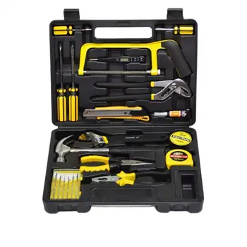 22pcs Professional Carbon Steel Hand Tools Set for South Asia Market Including Hammer Screwdriver Tape Measure OEM Customizable