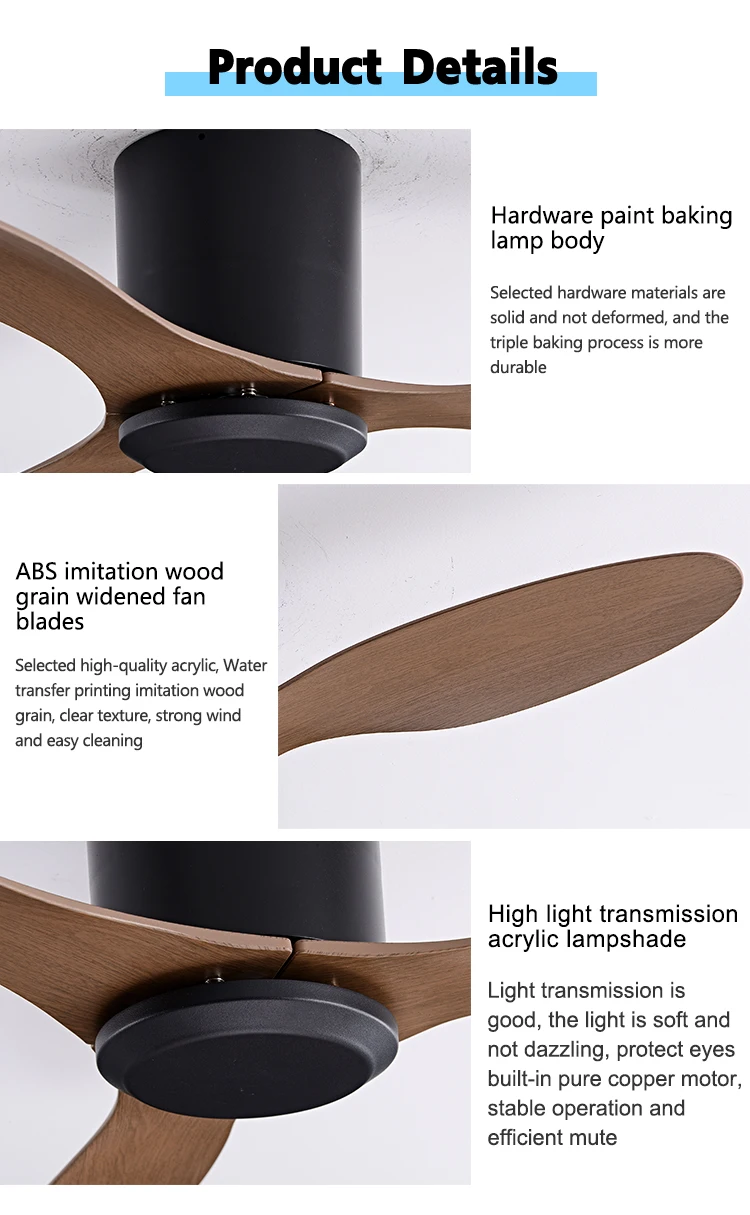 Ceiling Fan, 42", ABS - detail 14