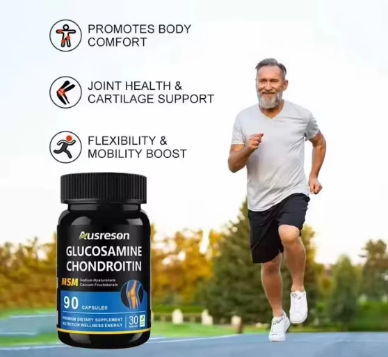 OEM Private Label Private Label Msm Gummies Joint Support Supplement Glucosamine Chondroitin Capsules