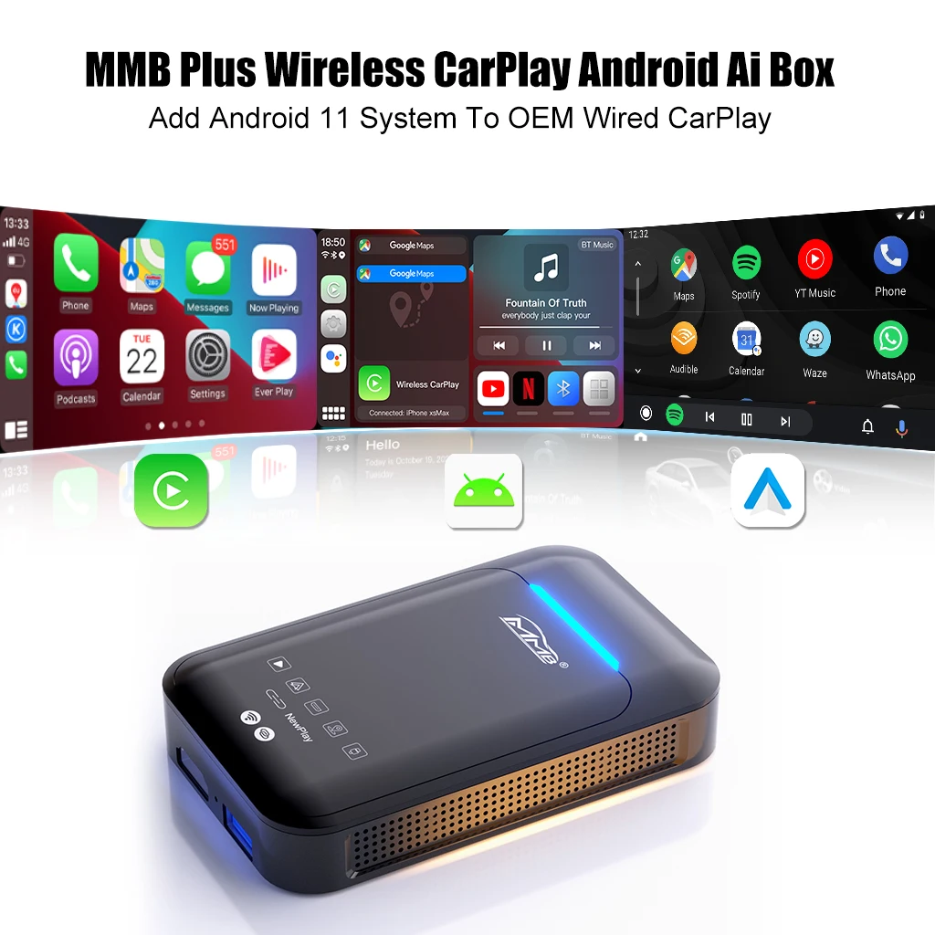 Joyeauto Mmb Android 11 Carplay Wireless Carplay Android Ai Box Mmb