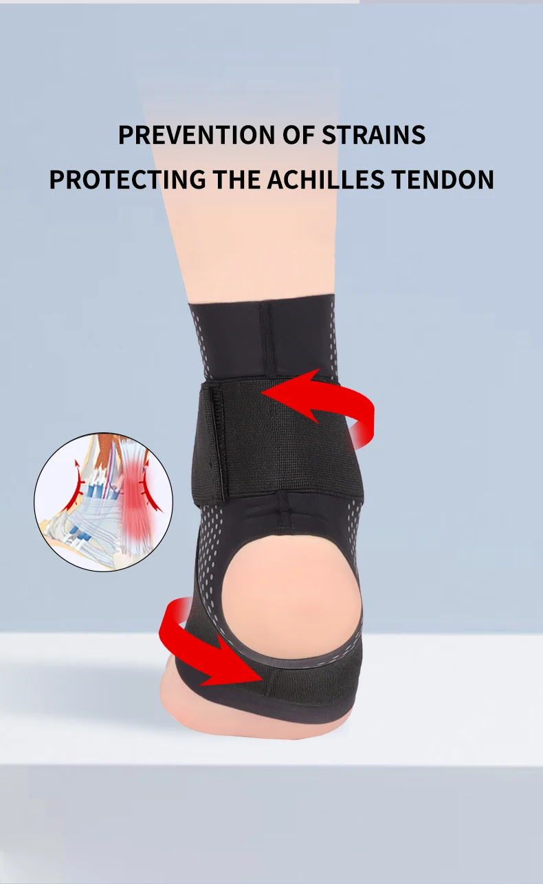 Foot Ankle Support Breathable Ankle Strap Brace Adjustable Ankle Wrap