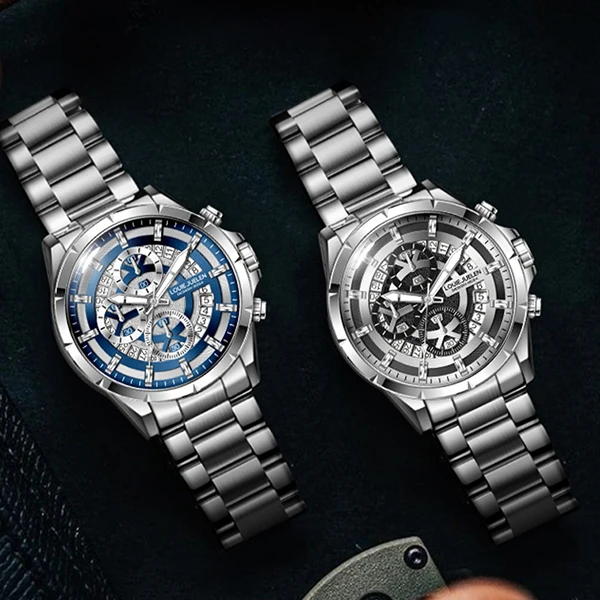 Louie Juelen Stainless Steel Men's Fashion Watch