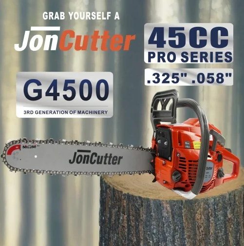 45cc JonCutter G4500 Gasoline Chainsaw