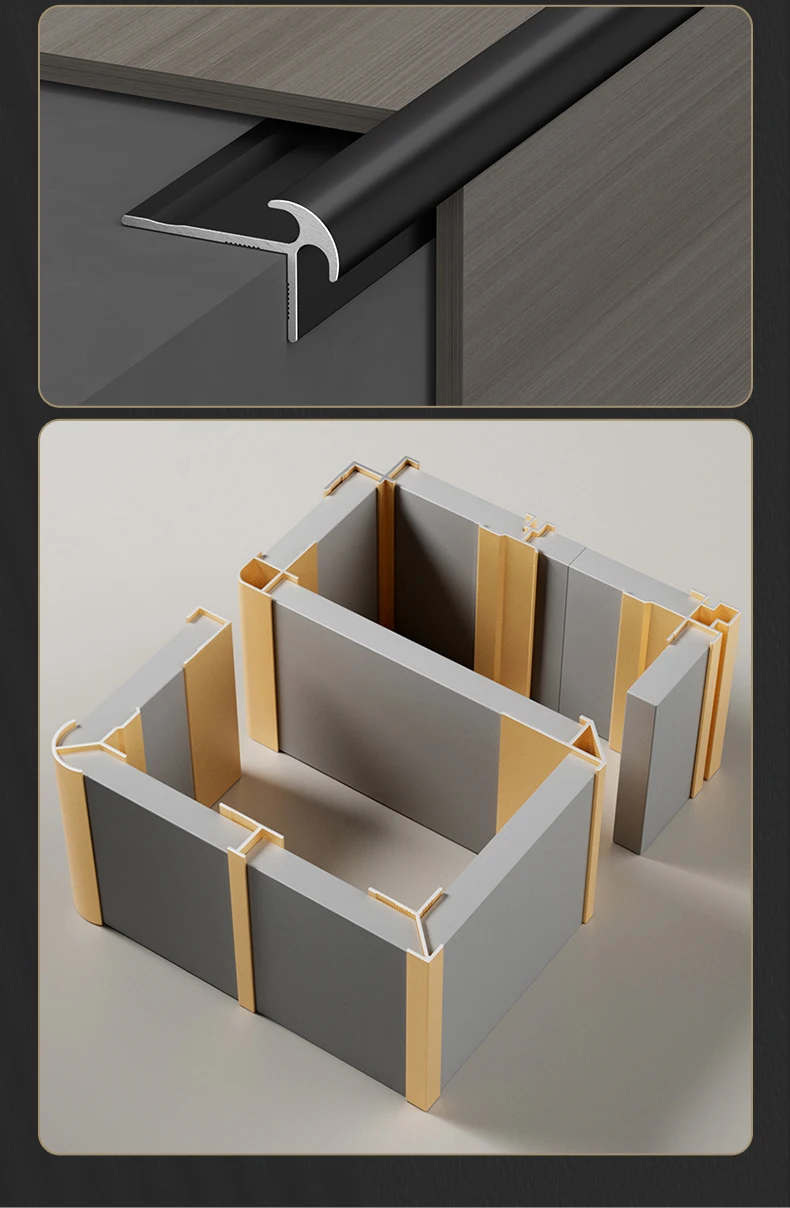 Aluminum Corner Trim for Wall Decoration with UV Protection from China supplier