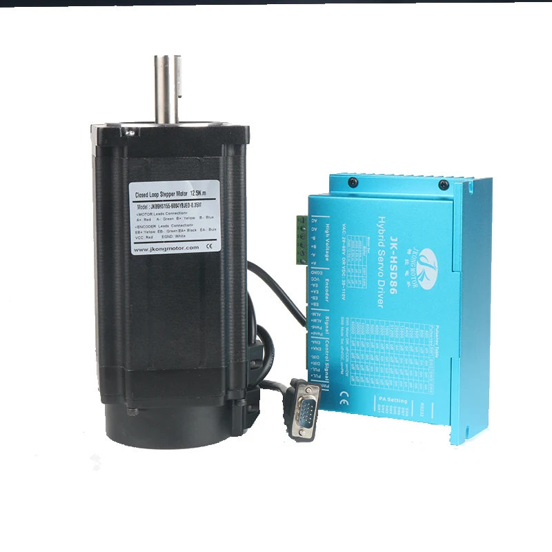 NEMA34 Closed Loop Stepper Motor with Driver and 3M Cables