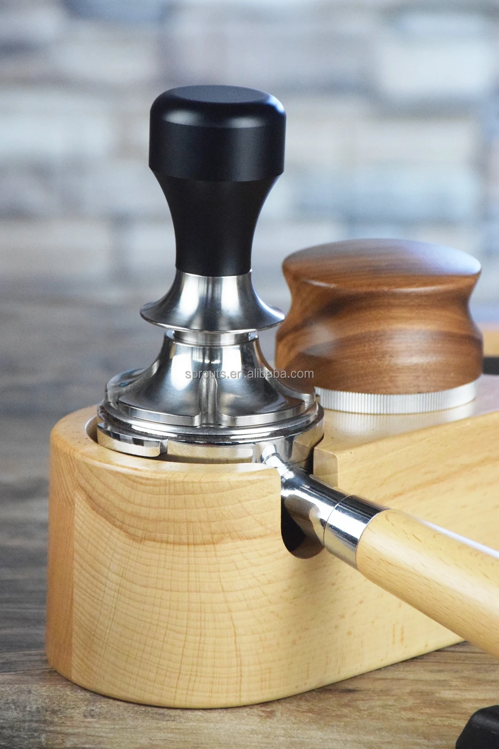 58mm Custom Handle Calibrated Espresso Tamper 30 Lbs Coffee Tamper With