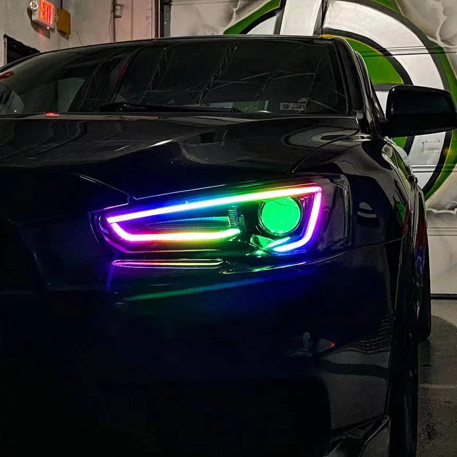 OEM  Sequential Led Turn signal Strip Car Light Led Switchback Strips 30cm 60cm 90cm Can Custom Size