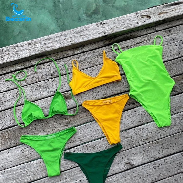 String Extreme Micro Triangle Thong Bikini Women Reversible Swimwear Manufacturer Private Label Custom Sexy Bikini Swimwear