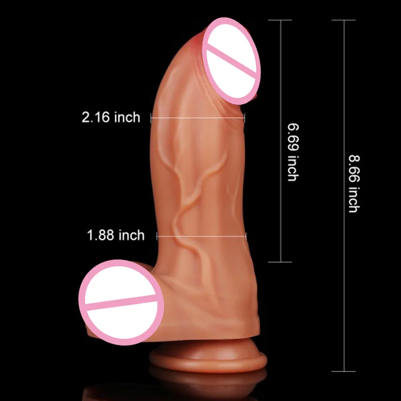 Remote Control 9" Heating Thrusting Dildo - Realistic XXL Vibrator with 9  Vibration Modes for Women | Eco-Friendly Sex Toys
