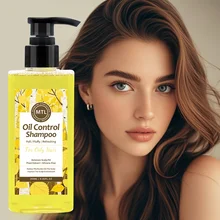 OEM ODM Greasy Hair Shampoo Private Label Plant Extracts Vegan Wholesale 250Ml Oil-Control Fluffy Refresh Shampoo for Oily Scalp