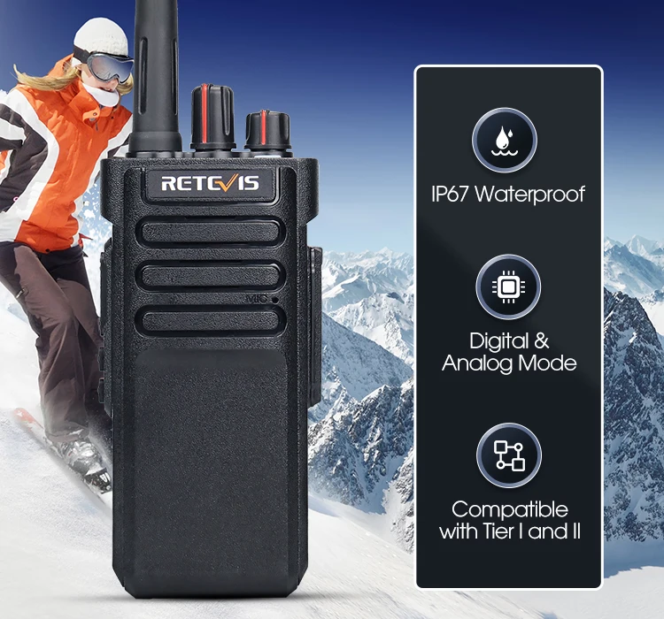 Alibaba.com: Retevis RT29D 10W IP67 waterproof UHF DMR digital two-way ...