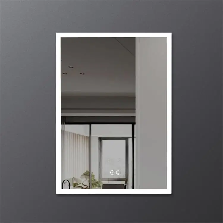 Роскошный светодиодный зеркальный шкаф с акриловым освещением металлическая подсветка для ванной комнаты медицинский домашняя мебель