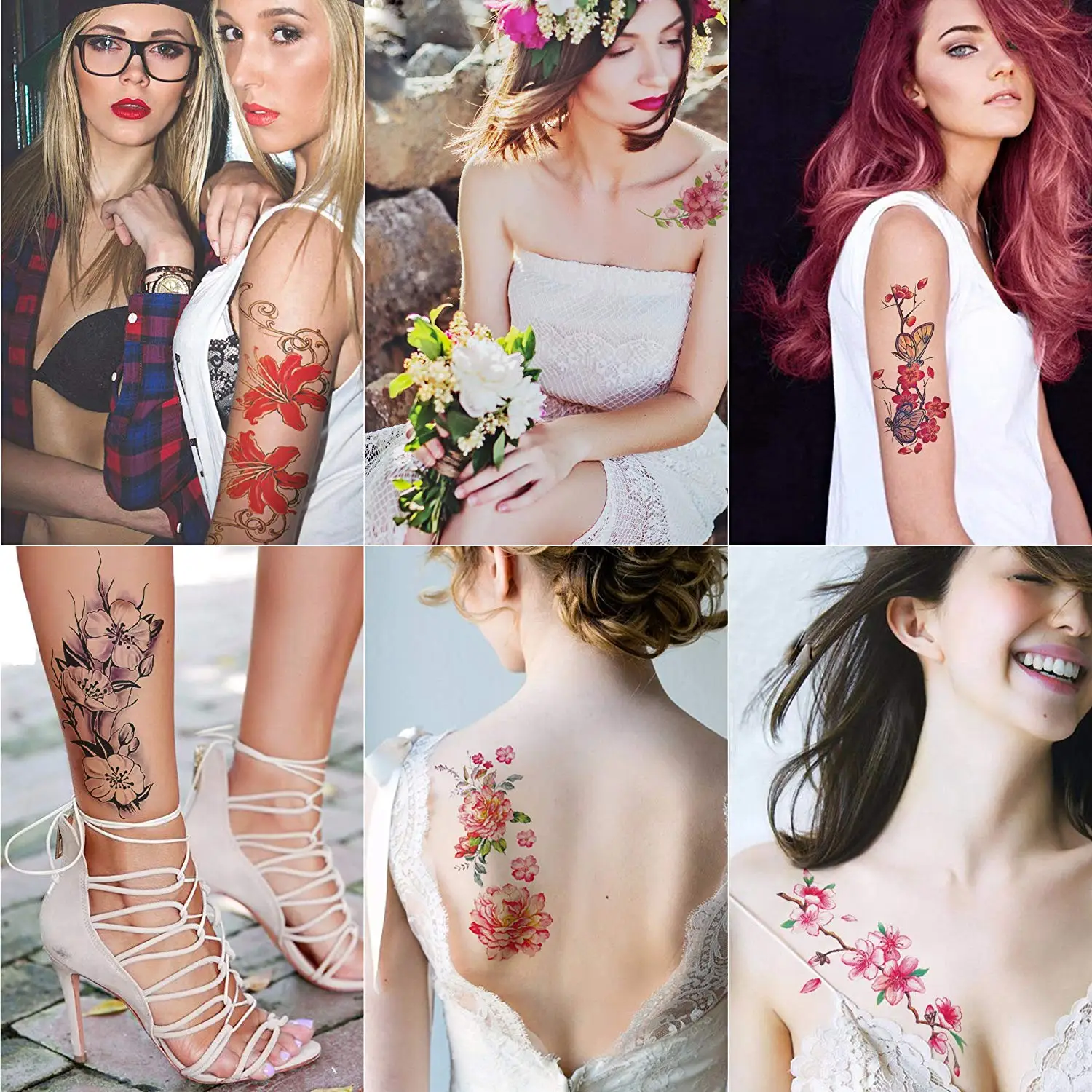 JS Soft Ink Sleeve Removal Vagina Body Colorful Flower Temporary Rub On  Tattoo Sticker| Alibaba.com