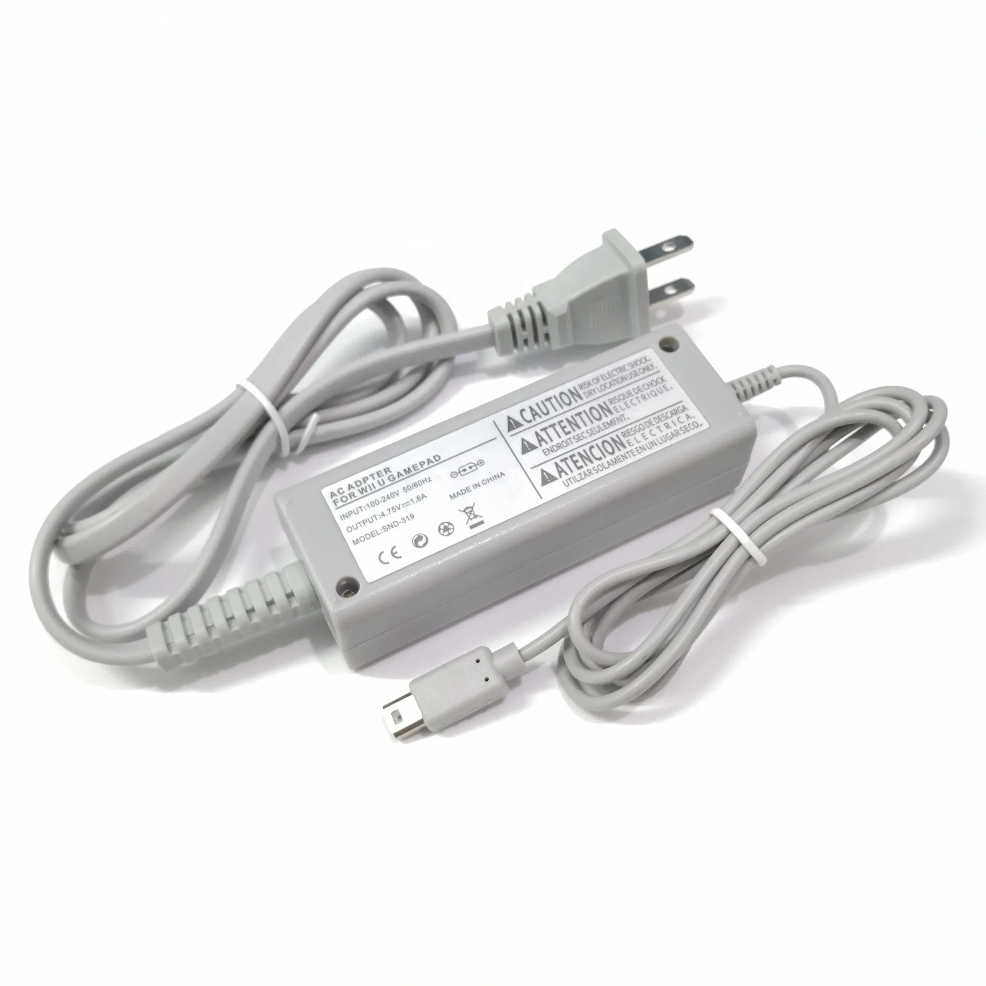 ニンテンドーWii Uゲームパッドコントローラー用AC 100-240V充電 
