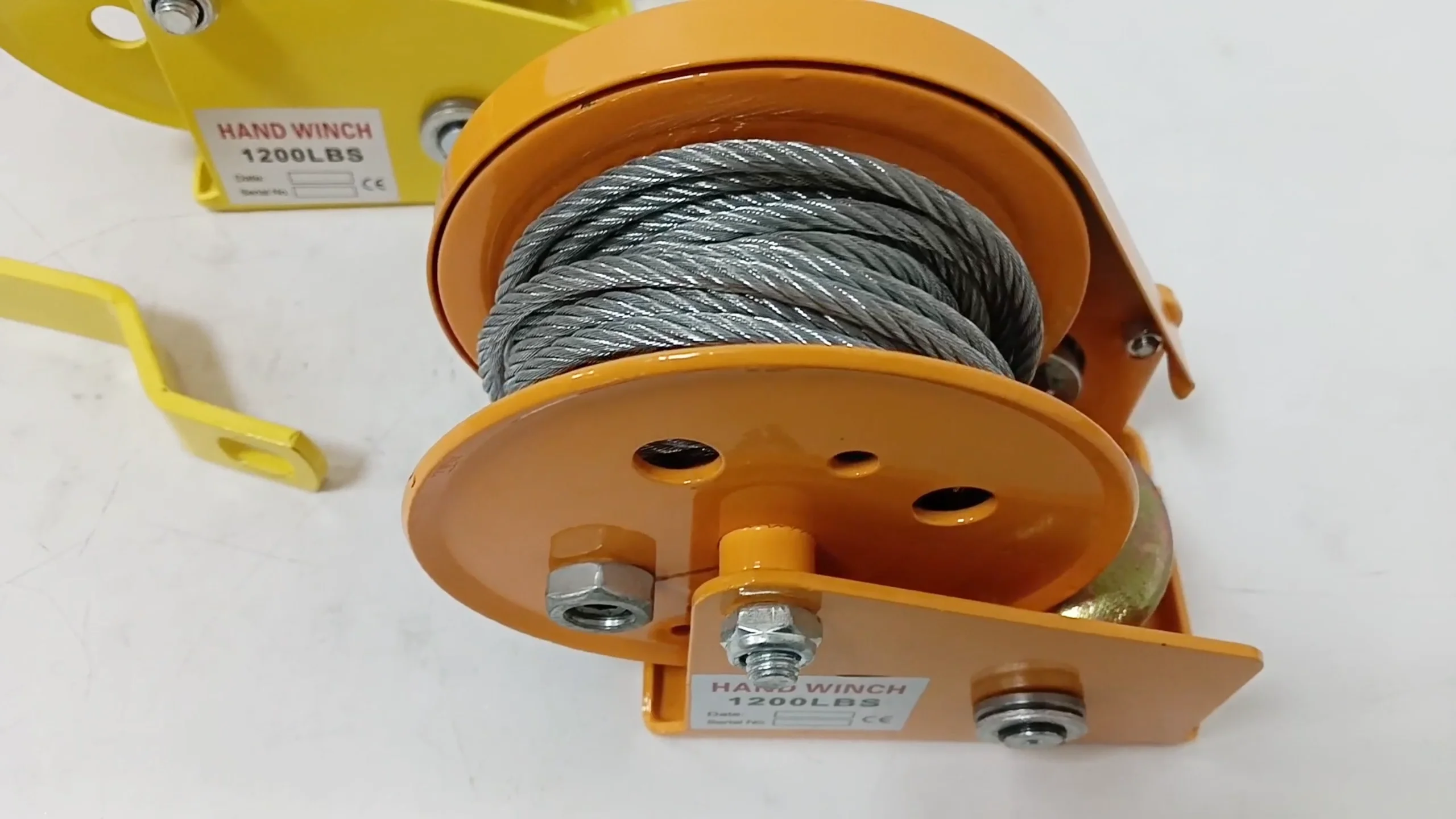 Steel Wire Rope Hand Winch 800lbs 1200lbs 1800lbs 2600lbs Hoisting