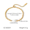 Bracciale con Perline di Riso e Accenti di Perla