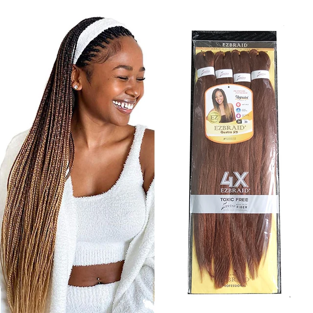 Wholesale Hot Selling Ombre 4x Prestretched Ez Braid Synthetic  Pre-stretched Braiding Hair Easy Braid Hiar Extension - Buy Wholesale  Prestretched Soild Color 3x Expression Braiding Hair Ez Ombre Braids  Synthetic Ruwa Braid