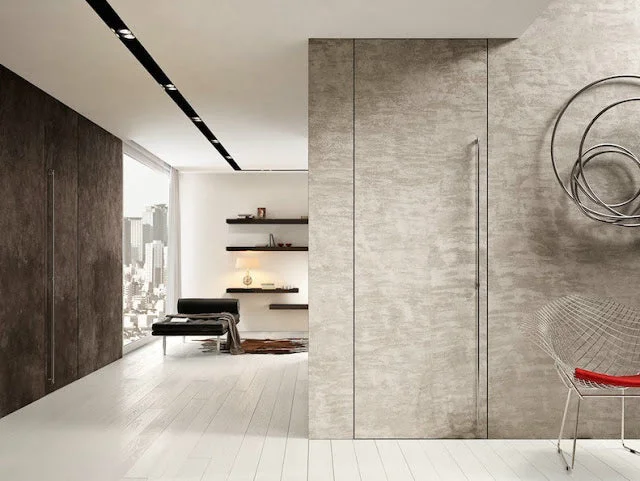 Sliding Soundproof Hidden Bookcase Door Bedroom Secret Room Invisible  Frameless Interior Door Wooden Doors for House