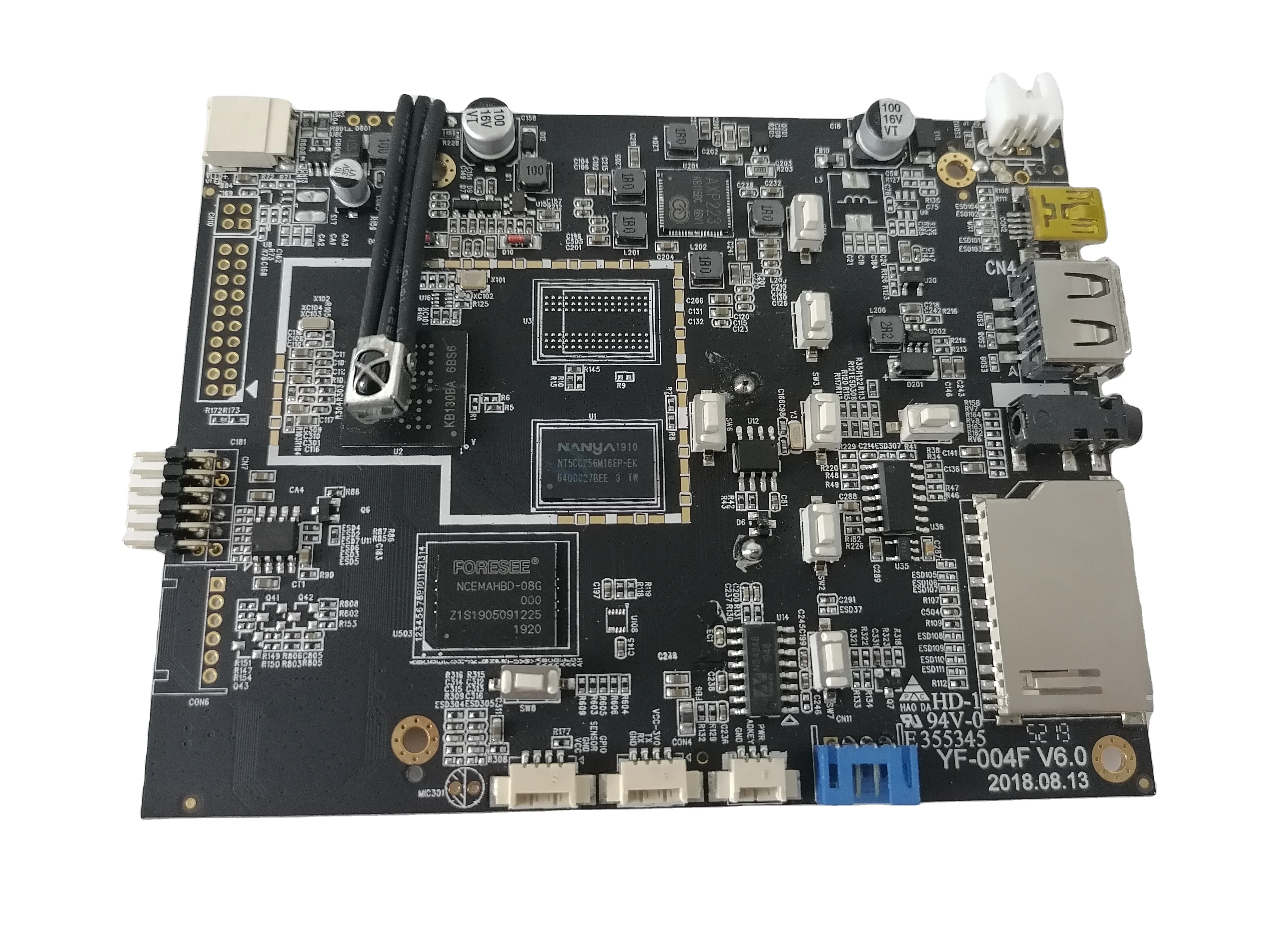 In Stock Android Board with RK3288 CPU and 4K LCD Support