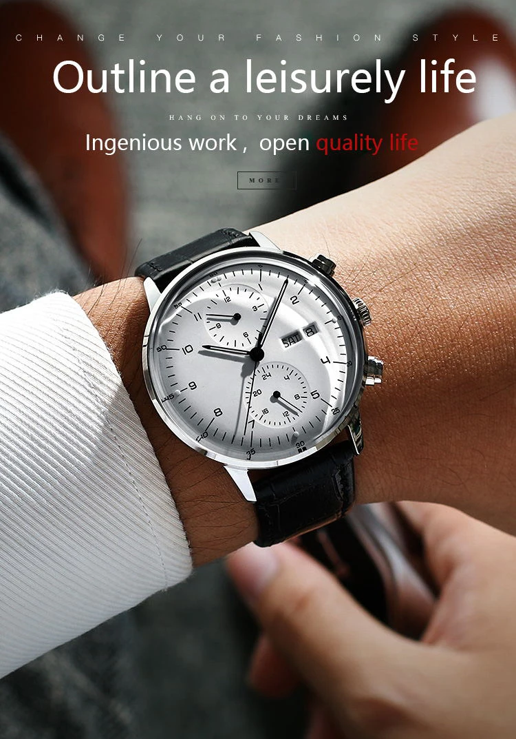 Mens Fashion Mechanical Watches Business Automatic Wristwatch Stainless ...